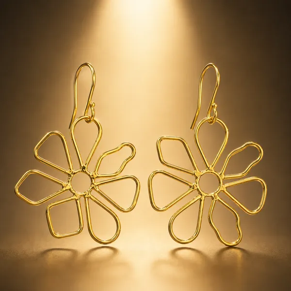Aura_Openwork_Flower_Brass_Hook_Earrings