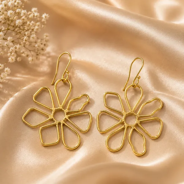 Aura_Openwork_Flower_Brass_Hook_Earrings