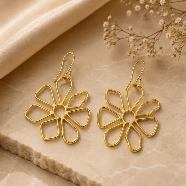 Aura_Openwork_Flower_Brass_Hook_Earrings