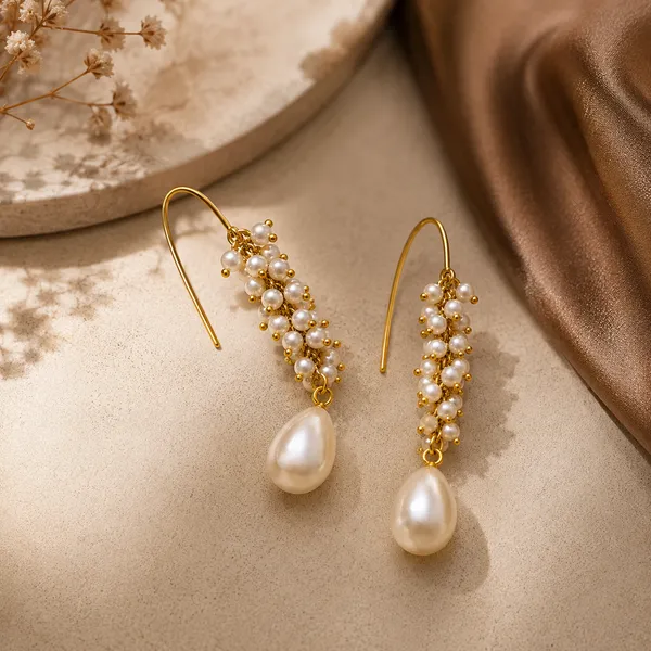 Celeste_Pearl_Cluster_Teardrop_Hook_Earrings