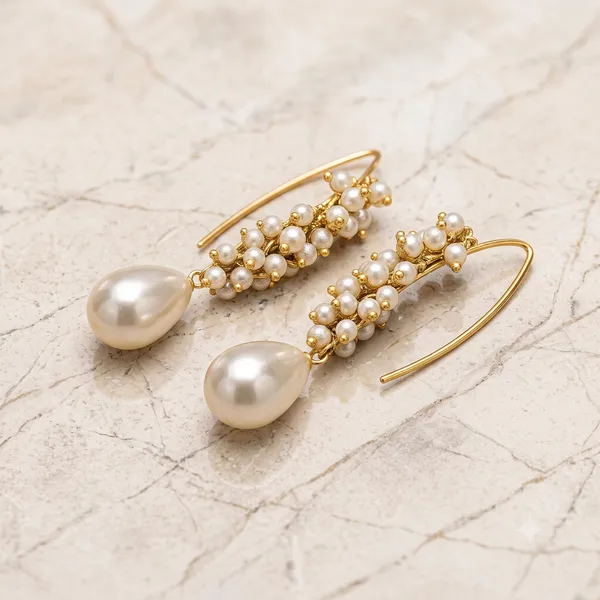 Celeste_Pearl_Cluster_Teardrop_Hook_Earrings