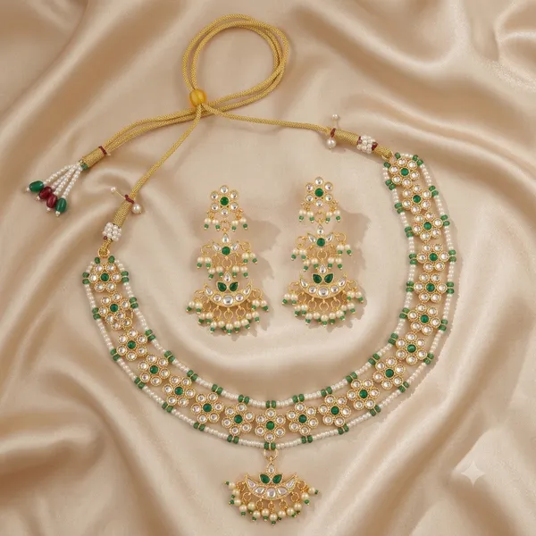Emerald_Noor_Set_(with_Maan-tikka)_