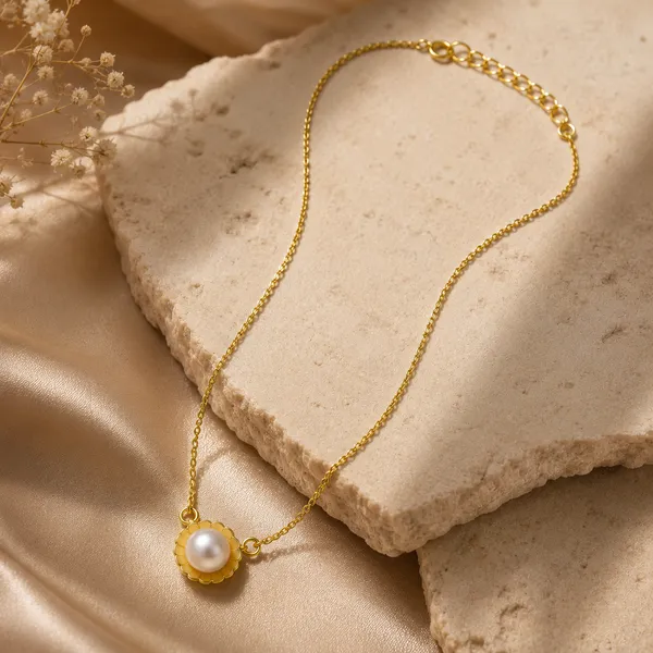GOLDEN_DAISY_FRESHWATER_PEARL_PENDANT_NECKLACE