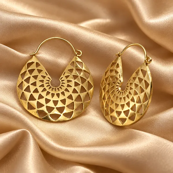 Gold_Filigree_Crescent_Hoop_Earrings