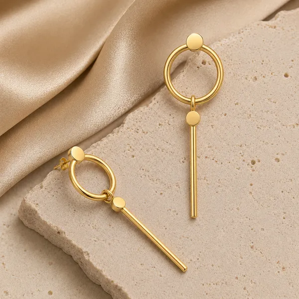 MINIMALIST_GOLD_HOOP_BAR_STUD_EARRINGS