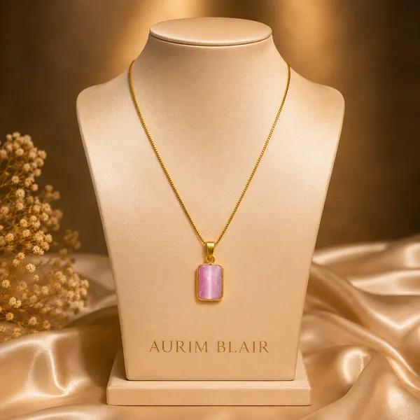 MONALISA_RECTANGLE_PENDANT_NECKLACE_-_PINK