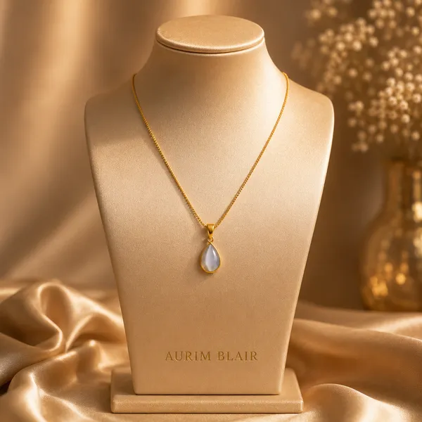MONALISA_TEARDROP_PENDANT_NECKLACE_-_GREY