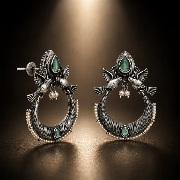 Mayura_Sage_Pearl_Hoop_Earrings