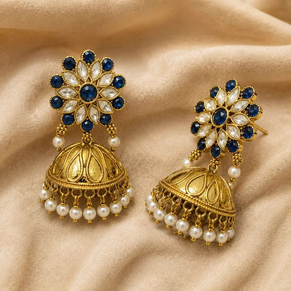 Neel_Kundan_Pearl_Jhumka_Earrings