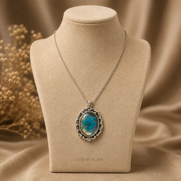 PRESSED_FLOWER_VINTAGE_PENDANT_NECKLACE_-_BLUE