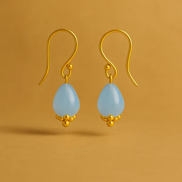 AURIM_BLAIR_EARRINGS_BRASS_WATERDROP_BEAD_SKY_COLOUR
