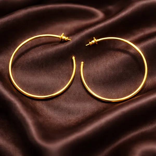 AURIM_BLAIR_EARRINGS_BRASS_BIG_HOOP_(7_CMS)_GOLDEN