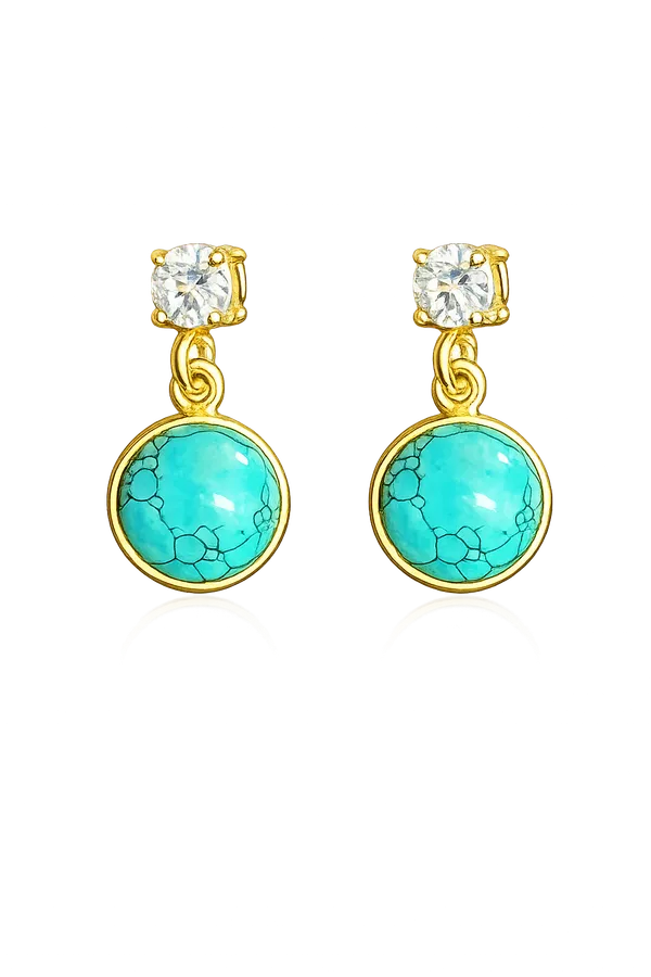 AURIM_BLAIR_STUD_EARRING_TURQUOISE_AND_AD