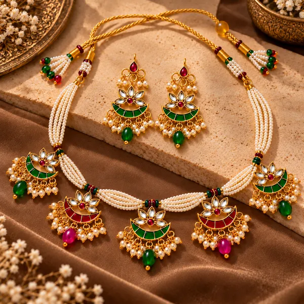 Chandrika_Lotus_Necklace_Set