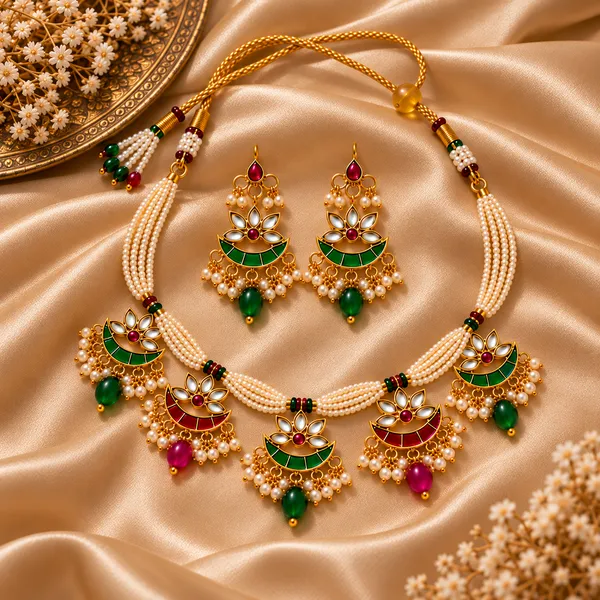 Chandrika_Lotus_Necklace_Set