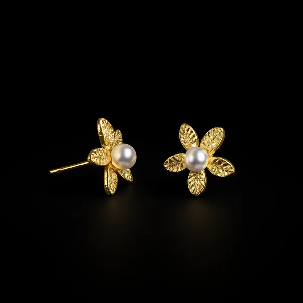 AURIM_BLAIR_FLOWER_BRASS_&_NATURAL_PEARL_STUD