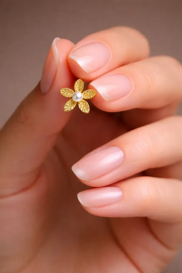 AURIM_BLAIR_FLOWER_BRASS_&_NATURAL_PEARL_STUD