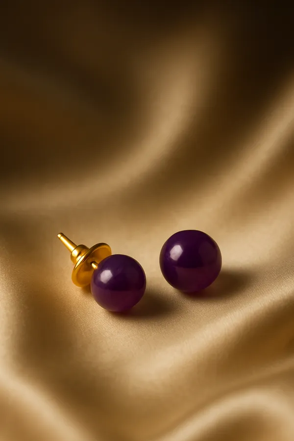 AURIM_BLAIR_EARRINGS_BRASS_AMTHEYST_PURPLE_STONE