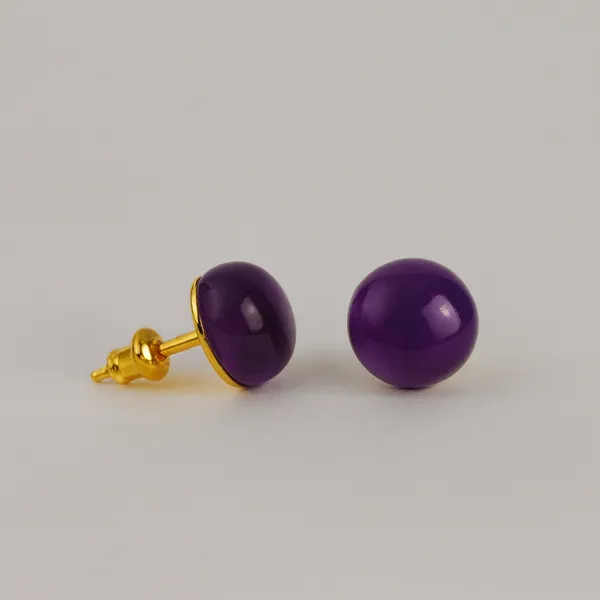 AURIM_BLAIR_EARRINGS_BRASS_AMTHEYST_PURPLE_STONE