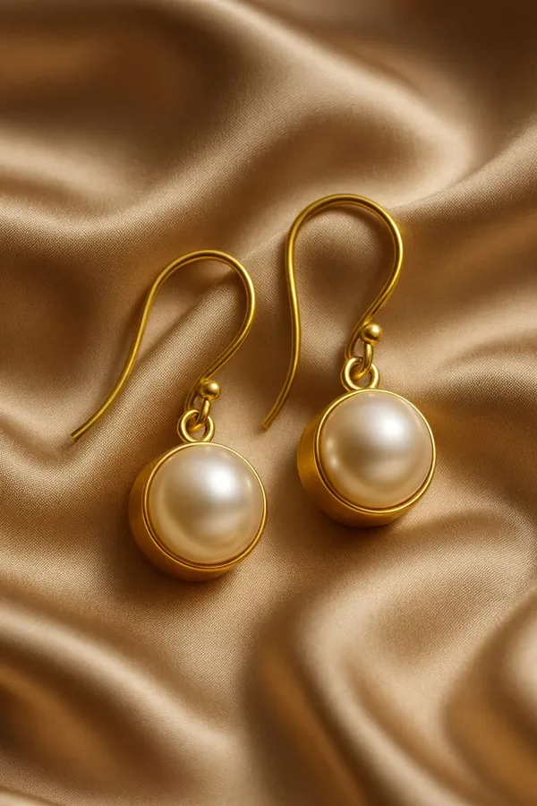 BRASS_GOLD_TONED_FAUX_PEARL_EARRINGS_BY_AURIM_BLAIR_