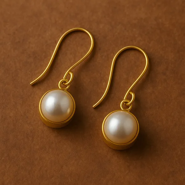 BRASS_GOLD_TONED_FAUX_PEARL_EARRINGS_BY_AURIM_BLAIR_