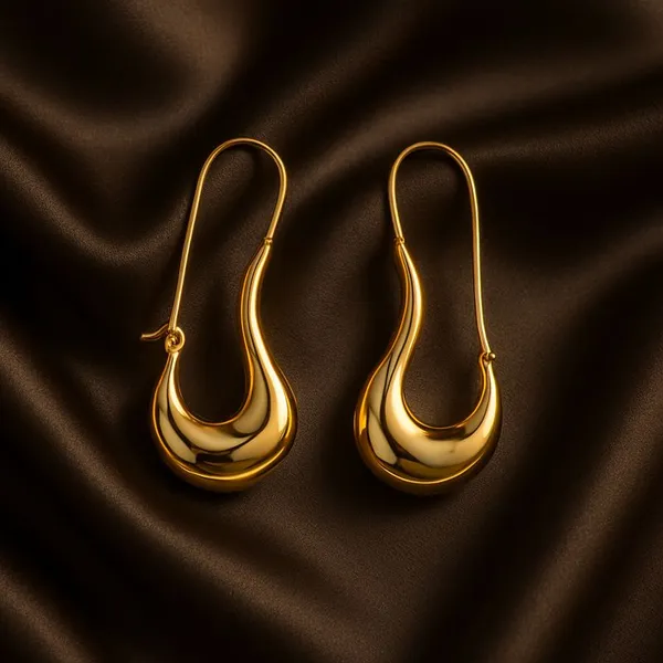 AURIM_BLAIR_EARRINGS_GERMAN_SILVER_GOLDEN_SCULPTED