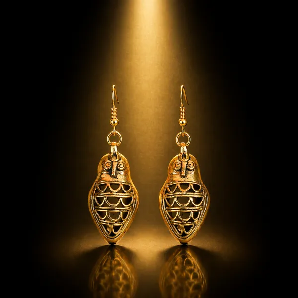 AURIM_BLAIR_EARRINGS_BRASS__DHOKRA_OWL_SHAPE_GODDESS_LAKSHMI_VEHICLE