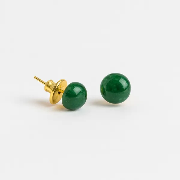 AURIM_BLAIR_STUD_EARRINGS_BRASS__STONE_GREEN