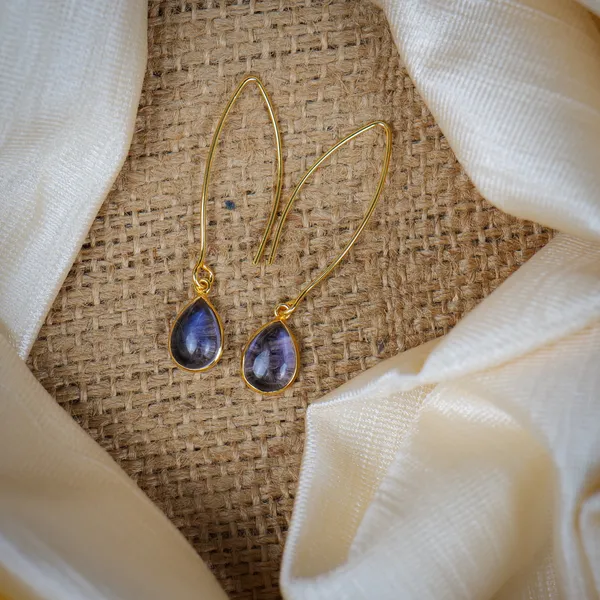 BRASS_GLASS_CHARM_EARRINGS_BY_AURIM_BLAIR_PURPLE