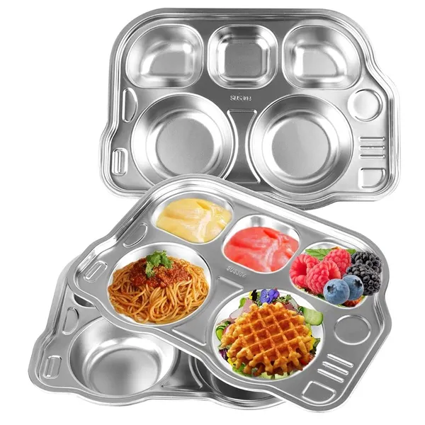 Silver_Bus_Stainless_Steel_Divided_Meal_Plate_Tray_For_Kids-4_Compartments