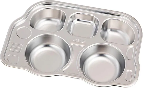 Silver_Bus_Stainless_Steel_Divided_Meal_Plate_Tray_For_Kids-4_Compartments