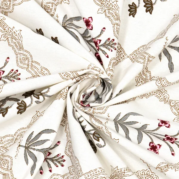 Blockbird_Floral_Leaf_Canvas_Table_Mat_And_Runner_Set_Pure_Cotton