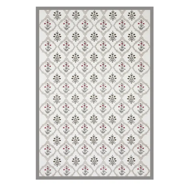 Blockbird_Floral_Leaf_Canvas_Table_Mat_And_Runner_Set_Pure_Cotton