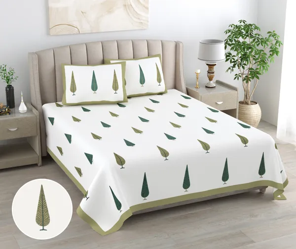 Blockbird_Royal_Blossom_King_Size_Pure_Cotton_Jaipuri_Bedsheet_250Tc
