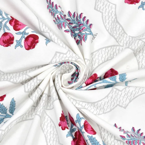 Blockbird_Floral_Paradise_Canvas_Table_Mat_And_Runner_Set_Pure_Cotton