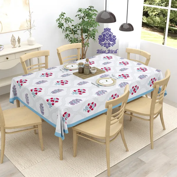 Blockbird_Floral_Paradise_Canvas_Table_Mat_And_Runner_Set_Pure_Cotton