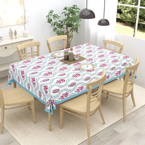 Blockbird_Royal_Mughal_Canvas_Table_Mat_And_Runner_Set_Pure_Cotton