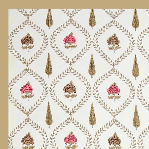 Blockbird_Floral_Leaf_King_Size_Pure_Cotton_Jaipuri_Bedsheet_250_Tc