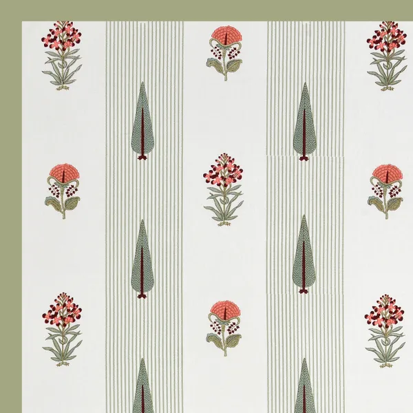 Blockbird_Royal_Blossom_Canvas_Table_Mat_And_Runner_Set_Pure_Cotton