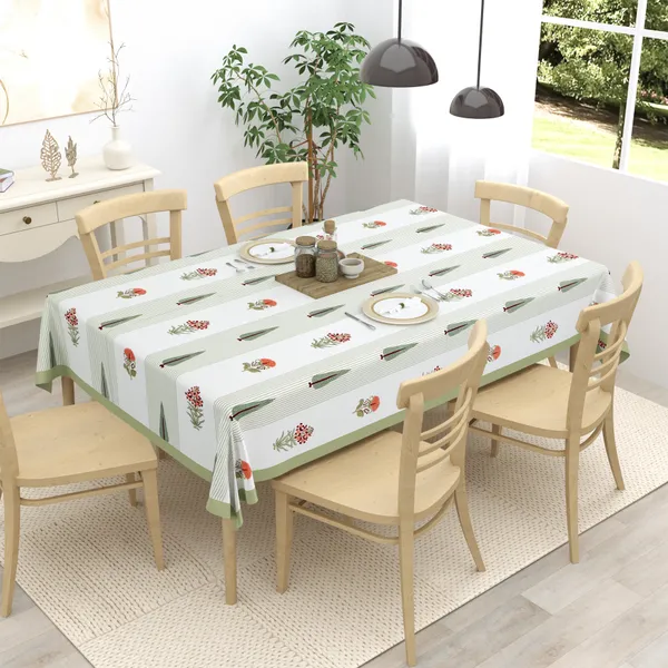 Blockbird_Royal_Blossom_Canvas_Table_Mat_And_Runner_Set_Pure_Cotton