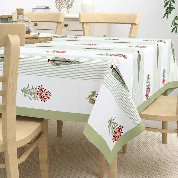 Blockbird_Royal_Blossom_Canvas_Table_Mat_And_Runner_Set_Pure_Cotton