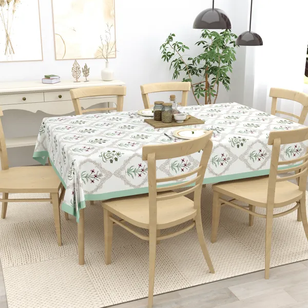 Blockbird_Floral_Cascade_Canvas_Table_Mat_And_Runner_Set_Pure_Cotton