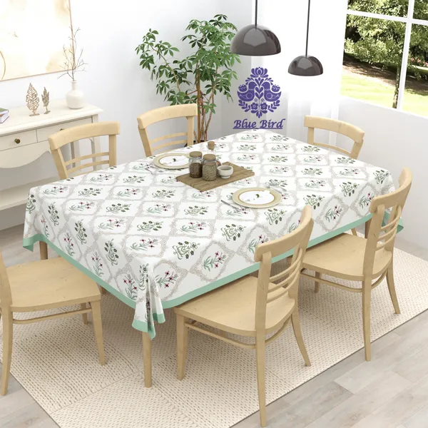 Blockbird_Floral_Cascade_Canvas_Table_Mat_And_Runner_Set_Pure_Cotton
