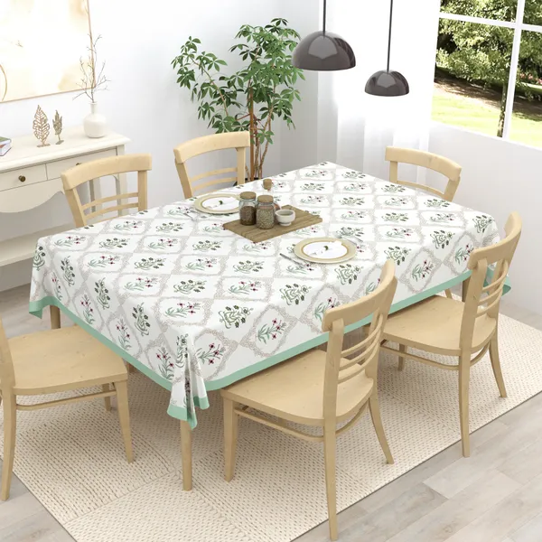 Blockbird_Floral_Cascade_Canvas_Table_Mat_And_Runner_Set_Pure_Cotton