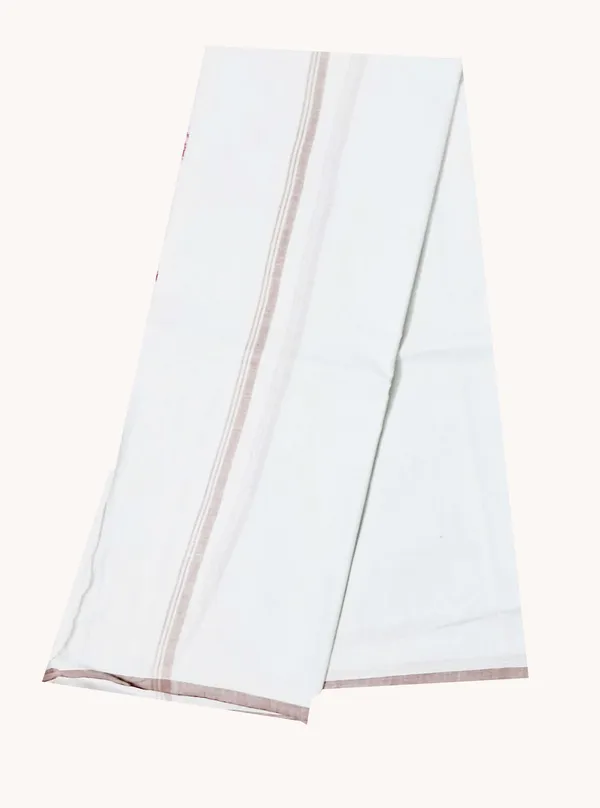 MILKY_COTTON_Pure_Cotton_Dhoti___for_men__for_summer_use_length_3.65_meter