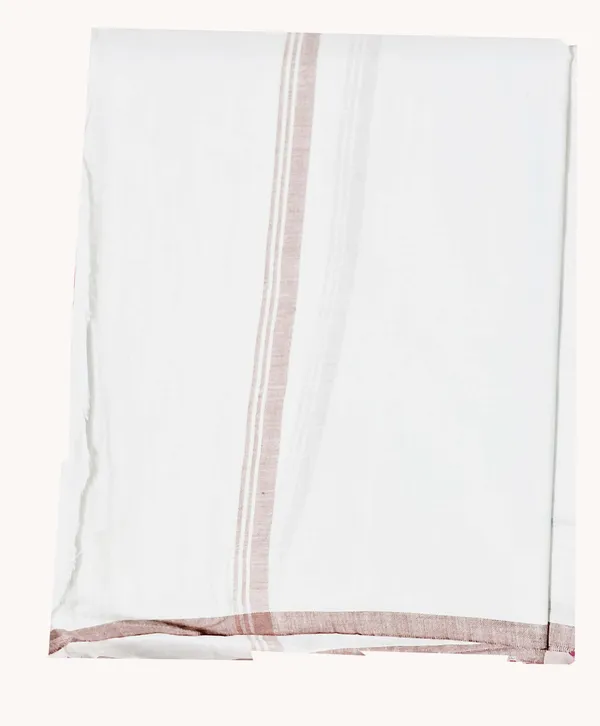 MILKY_COTTON_Pure_Cotton_Dhoti___for_men__for_summer_use_length_3.65_meter