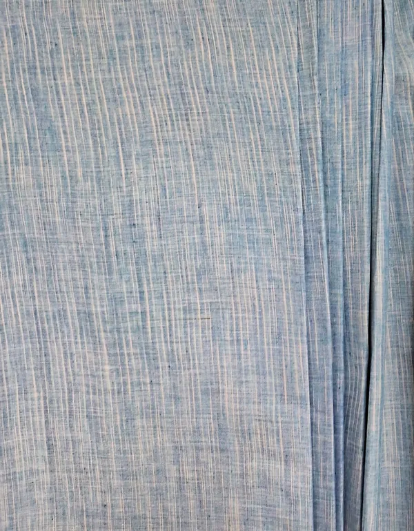 Blue_Pure_Cotton_Men's_Kurta_Shirts_Pant_Pajama_And_Other_Dress_Material