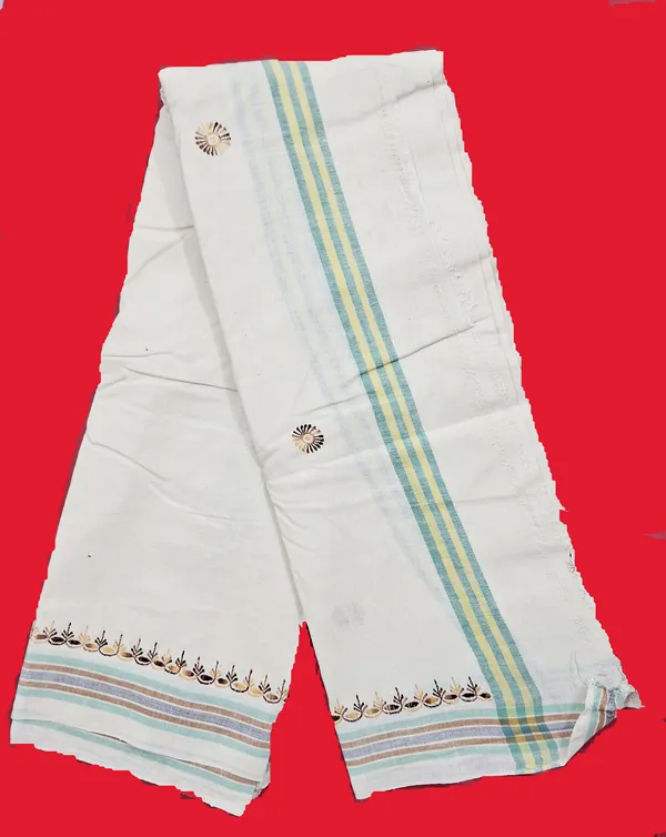 Dhoti_Chaddar_Or_Khes_With_Whole_Body_|_Needle_Stich_Work_For_Religious_Purposes_|_Specially_For_Jain(PARYUSHAN_SPECIAL)_,_Dhoti_4_Meter_&__Chaddar_3_Meter