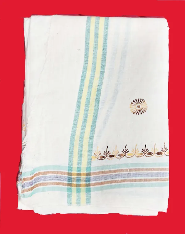 Dhoti_Chaddar_Or_Khes_With_Whole_Body_|_Needle_Stich_Work_For_Religious_Purposes_|_Specially_For_Jain(PARYUSHAN_SPECIAL)_,_Dhoti_4_Meter_&__Chaddar_3_Meter