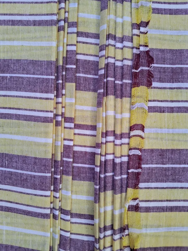 STRIPES_Pure_Cotton_Men'S_Kurta_Shirts__Dress_Material